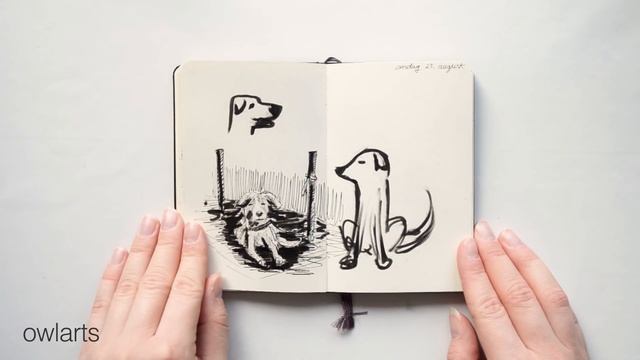 My INK ONLY Sketchbook + Inktober 2017