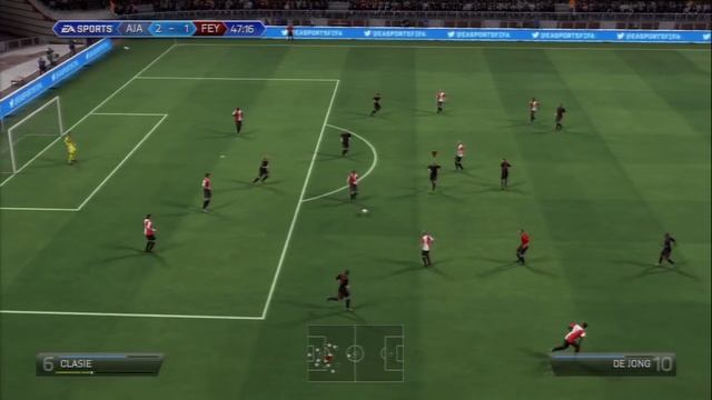 FIFA 14 - Ajax vs Feyenoord смотреть онлайн