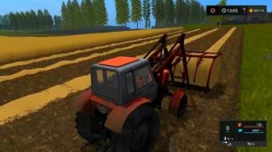 Farming Simulator 2017. мод трактор Беларус МТЗ 82. Стогомет