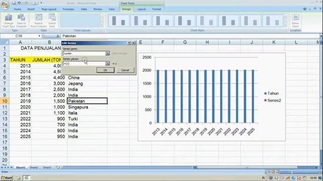 Tutorial Membuat Grafik di Microsoft Excel 2007 смотреть онлайн