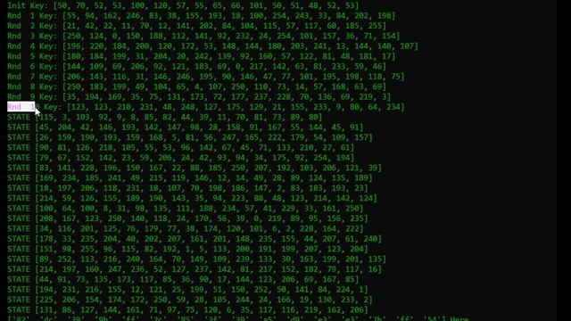 AES-128 (ECB Mode) Encryption Algorithm | Python смотреть онлайн