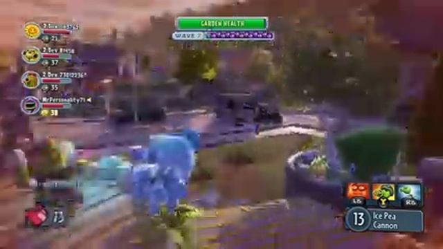 Геймплей игры Plants vs Zombies Garden Warfare - 4 player co op gameplay для Xbox One смотреть онлайн