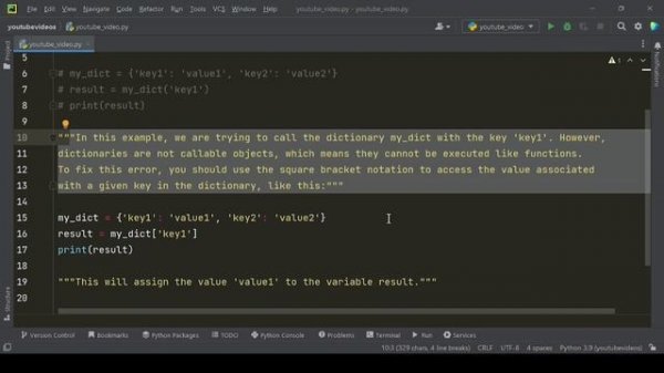 Understanding TypeErrors in Python: 'dict' object is not callable