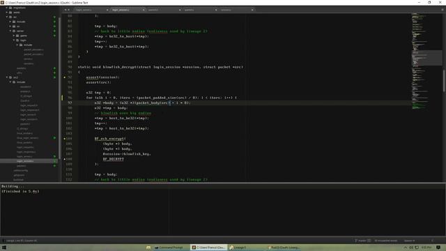 Lineage 2 Server development - Fixing packet decrypt in login server. смотреть онлайн