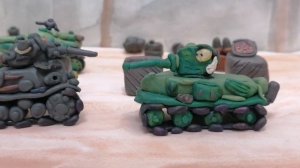 Кв-6 2.0 к бою готов. Мультики про танки из пластилина.