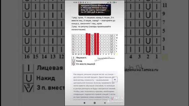 Снуд в два оборота узором Миссони. Пряжа Alize Angora Gold Batik. смотреть онлайн