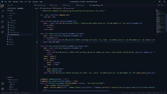 Warn Command-set in with PostgreSQL || Part 2 смотреть онлайн