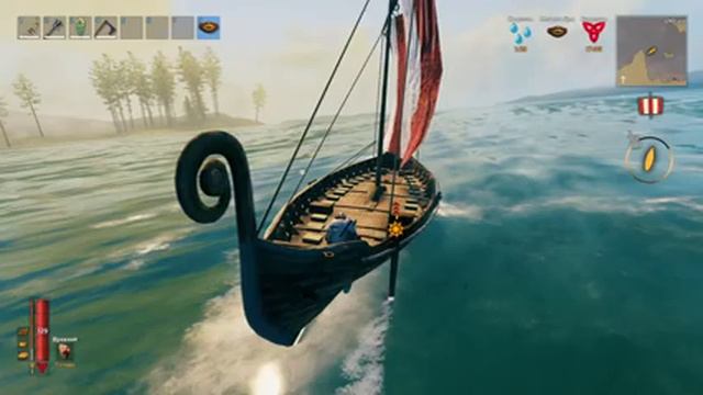 Valheim ГОРЫ! ОХОТА НА МЕСТНЫХ ! (охота на змея)#14 смотреть онлайн