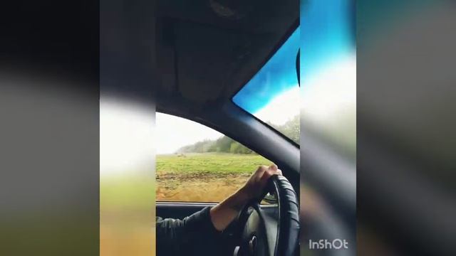 Вождение и езда по сельским дорогам!!Яма на яме!!Девушка за рулём. смотреть онлайн