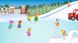 Красный трактор