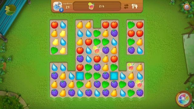 Прохождение Gardenscapes Дивный Сад на Русском►Уровень 29  День 2