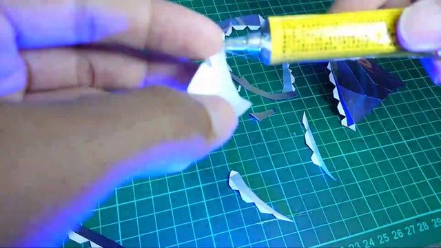 How to make Xiao Yakhsa mask from paper (time lapse build papercraft) смотреть онлайн