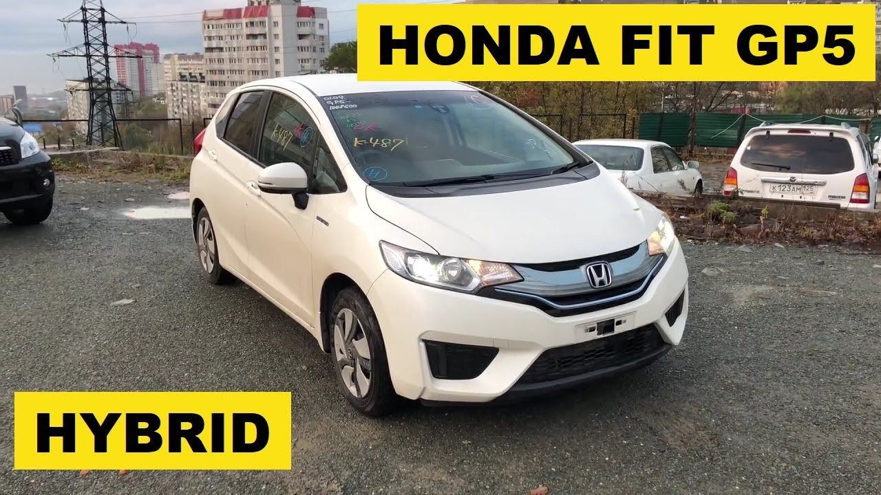 Авто из Японии - Обзор Honda FIT GP5 2014 года без пробега по РФ с аукциона Японии смотреть онлайн