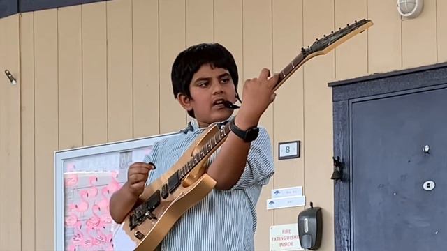 It's my life Bon Jovi Guitar and Voice at Oakridge Private School Talent Show May 2022 смотреть онлайн