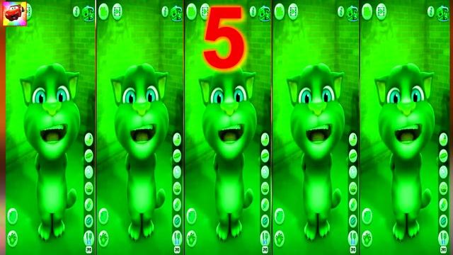 Говорящий КОТ ТОМ ??? Учим ЦИФРЫ до 10 Цветные Томы Обучающее видео для детей