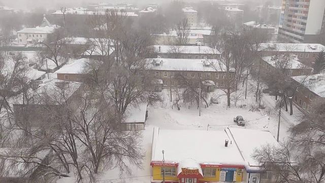 Самара. Погода 25.02.2021. Мороз - 18, туман, снегопад. смотреть онлайн