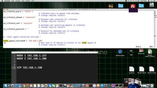 [RDBMS] - Cluster Postgres con pgpool Master/Slave parte 2/2 смотреть онлайн