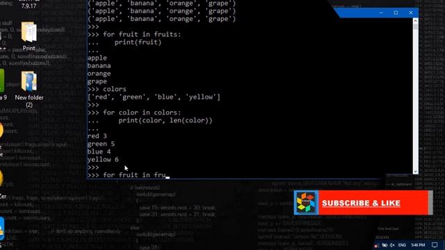 Python The for Statement ||| Python Tutorial ||| Python Programming #10 смотреть онлайн