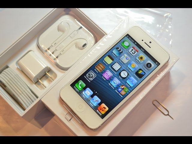 Распаковка iPhone 5 (unboxing): первое включение и комплект смотреть онлайн