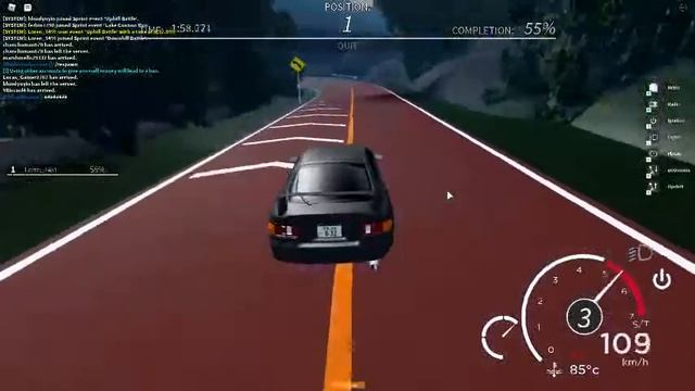 Toyota Celica GT-4 downhill run Mt.Otsuki [Midnight racing: Tokyo] [Roblox] смотреть онлайн