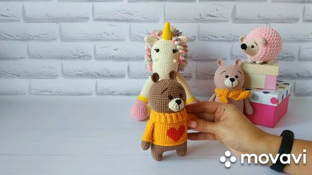 ВЯЗАНЫЕ ИГРУШКИ // Что я связала с 7.10 - 17.10.2019 г. смотреть онлайн