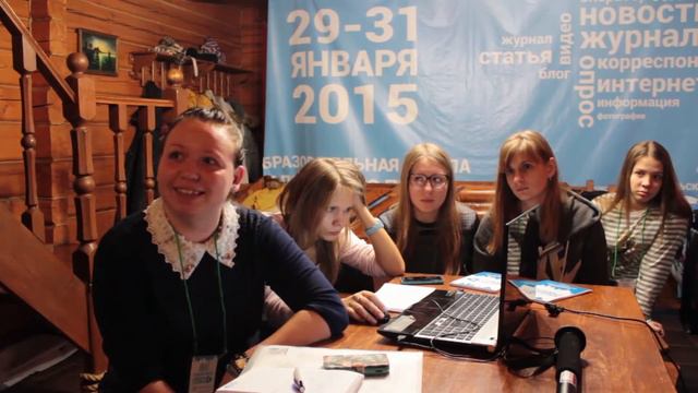 Репортаж об итогах работы первого дня Медиашколы, 29.01.2015 г. д.Никольевка смотреть онлайн