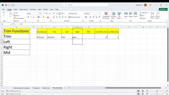 Learn Trim Functions in just 5 mins | Excel Basics Ep:10 | Tamil | Office Guru смотреть онлайн