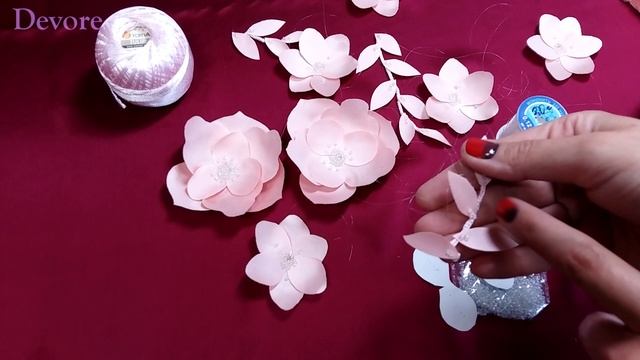 ?ЦВЕТЫ ИЗ ТКАНИ? Декор платья смотреть онлайн