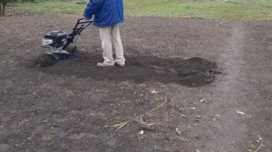 Тарпан с фрезами "Гусиные лапки" на дачном участке