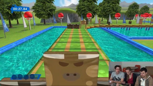 ABC's Wipeout 3 Play-through: Trap Attack Wild West Wipeout! смотреть онлайн