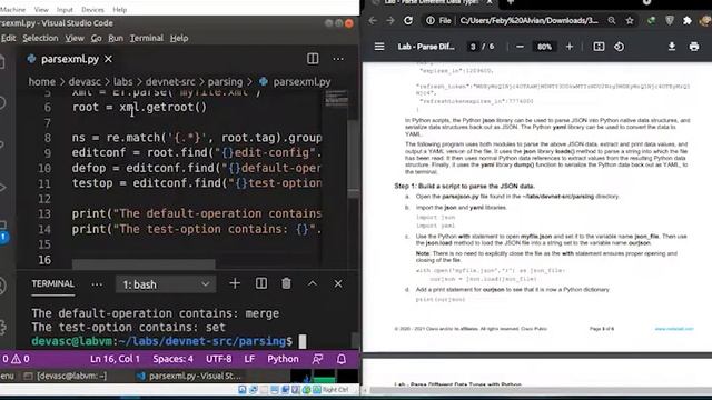 Tutorial 3.6.6 Lab - Parse Different Data Types with Python смотреть онлайн