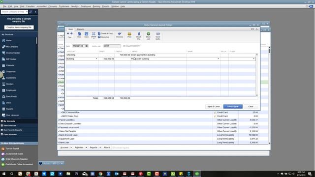 How to enter a loan in QuickBooks desktop смотреть онлайн
