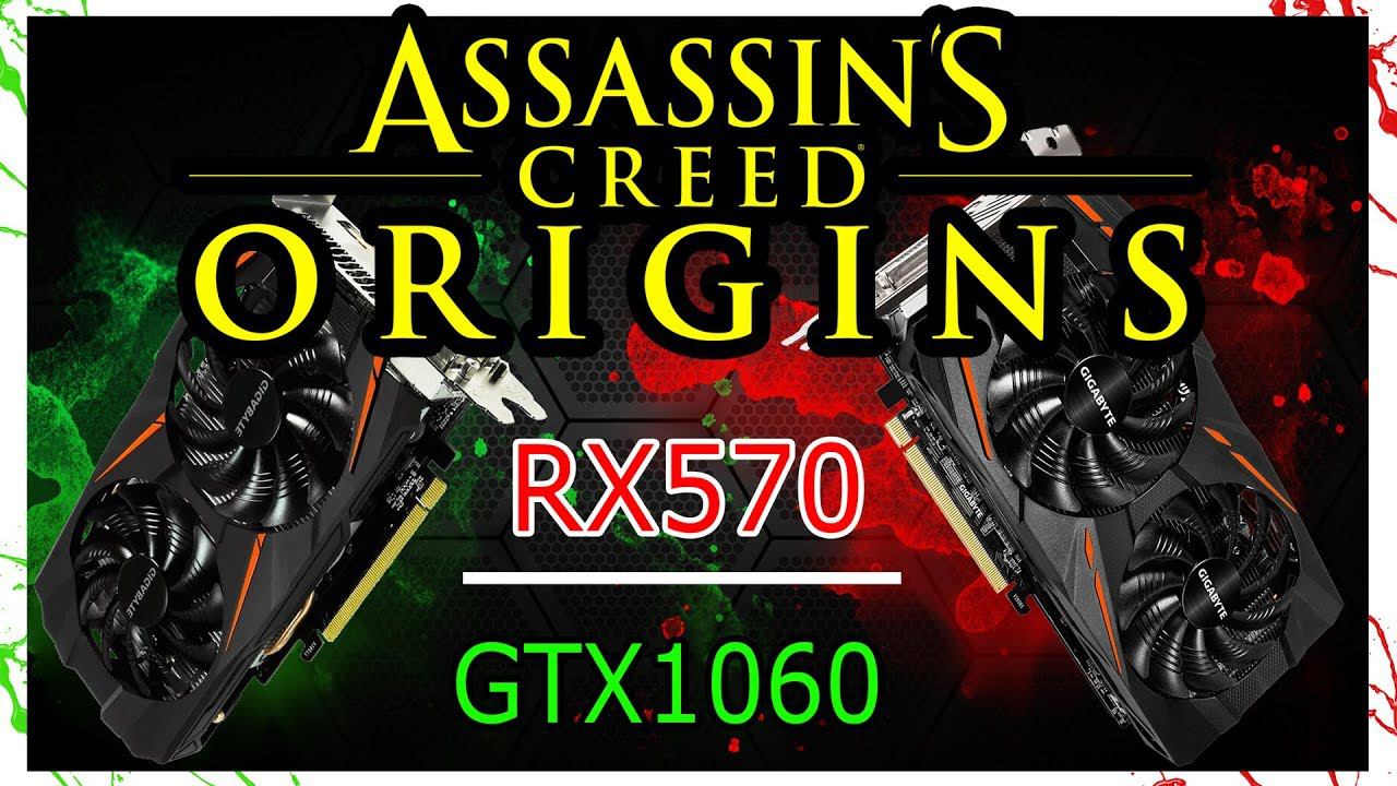 RX570 4GB VS GTX1060 6GB Assassin's Creed Origins смотреть онлайн
