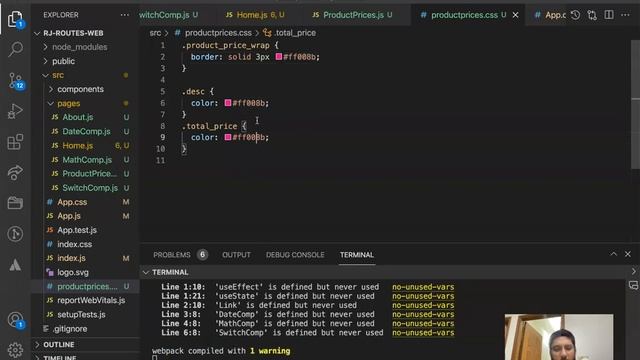 How to Calculate Sum of Product Price, CSS variables, CSS Animations - HTML/CSS/React Js - Part 2 смотреть онлайн
