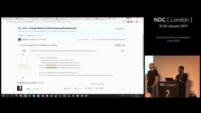 Patterns for application development with ASP.NET Core - Damian Edwards & David Fowler смотреть онлайн