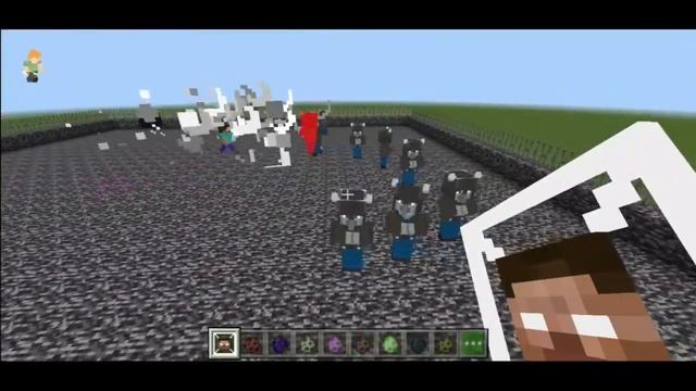 Herobrine vs Al Minecraft Dungeons mobs -Warden vs Minecraft Dungeons mobs смотреть онлайн