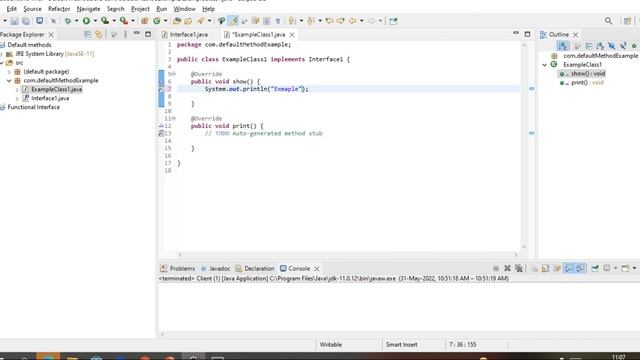 Default Method in interface | Java 8 смотреть онлайн