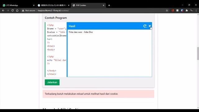 PHP Cookie смотреть онлайн