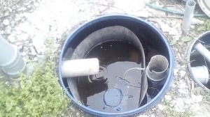 полный обзор ,  уличный туалет с унитазом без колена , раковиной и системой очистки водой и торфом