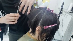 Bob haircut (стрижка градуированный боб)