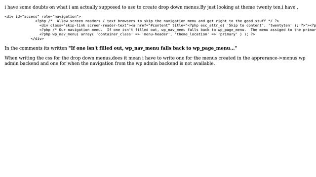 Wordpress: Drop down menus with wp_nav_menu or wp_page_menu смотреть онлайн