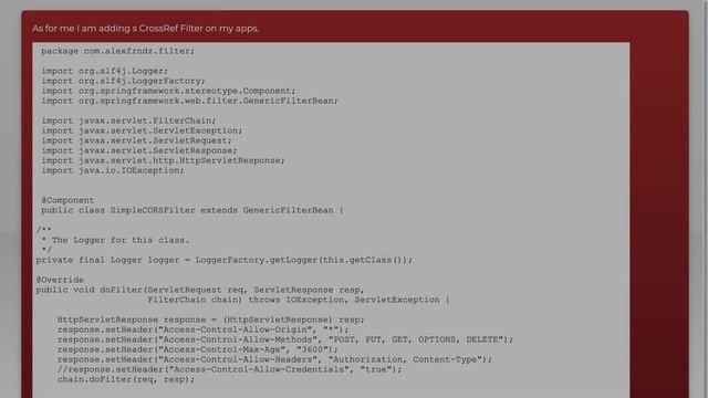 CORS allowed-origin restrictions aren’t causing the server to reject requests смотреть онлайн