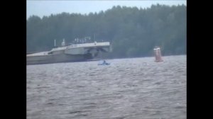 Чебоксарское водохранилище с.Фокино .баржи