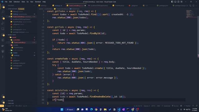 How to Build MERN Stack Todo App (MongoDB, Express, React, Node.js) #5 - Add Controller смотреть онлайн
