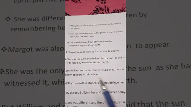 Class 12 English Unit 5 \\ All Summer in a Day// supplementary Paragraph Tamil Explanation смотреть онлайн