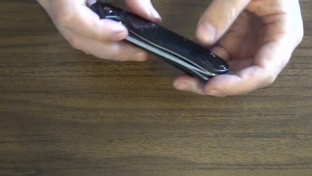 Кастомные накладки из карбона для ножа Ontario RAT1 смотреть онлайн