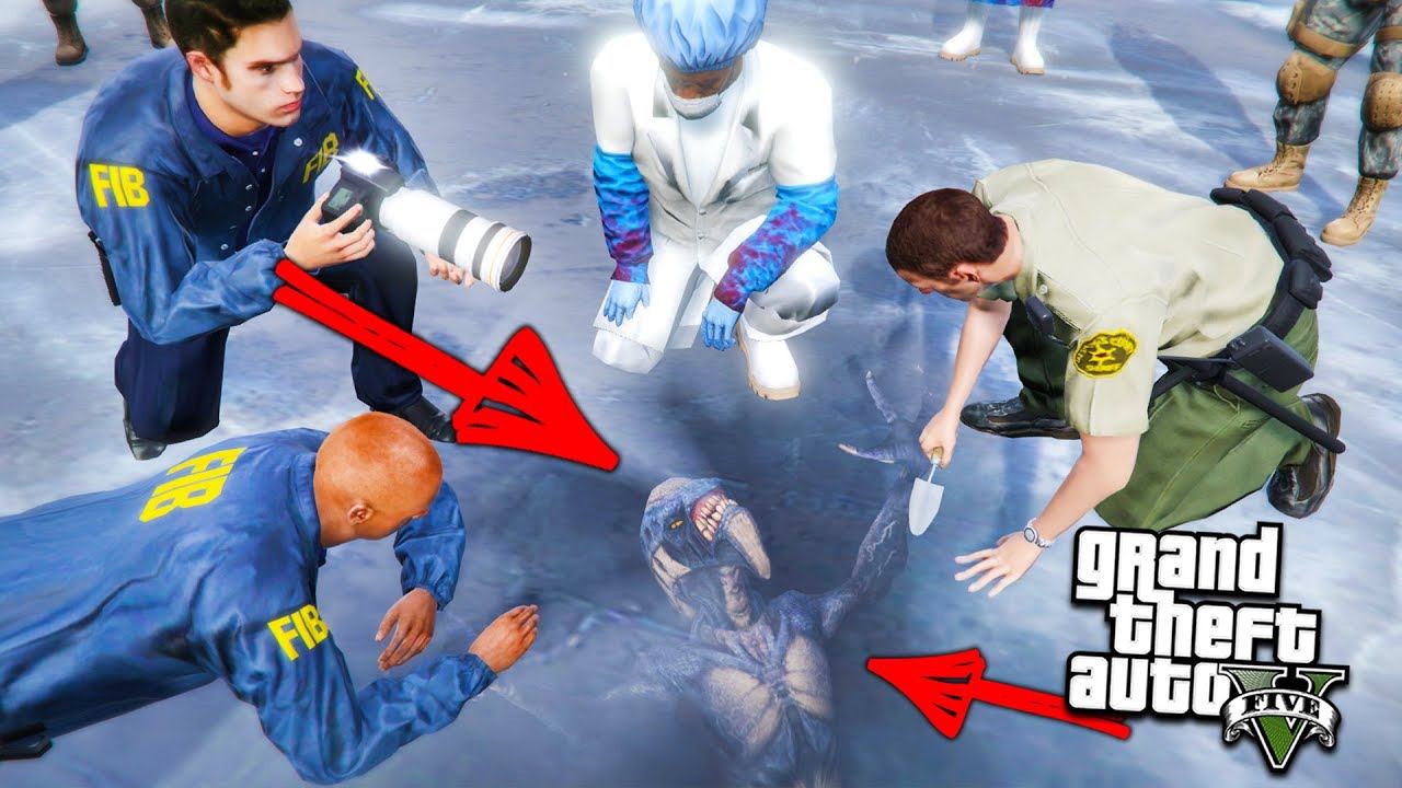 НАШЕЛ ЗАМОРОЖЕННОГО ПРИШЕЛЬЦА В СЕВЕРНОМ ЯНКТОНЕ ГТА 5 МОДЫ! ОБЗОР МОДА В GTA 5 веселая игра мультик смотреть онлайн