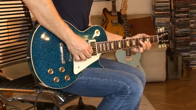 2008 Gibson Les Paul Std. Custom Shop Blue Sparkle Part2 смотреть онлайн