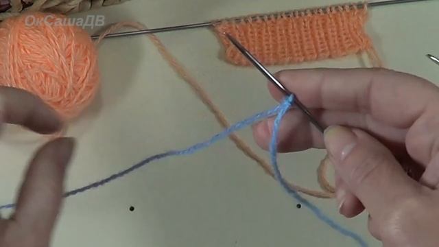 Итальянский набор петель для резинки 1х1 без дополнительной нити. Вяжем с Оксаной Валерьевной. смотреть онлайн