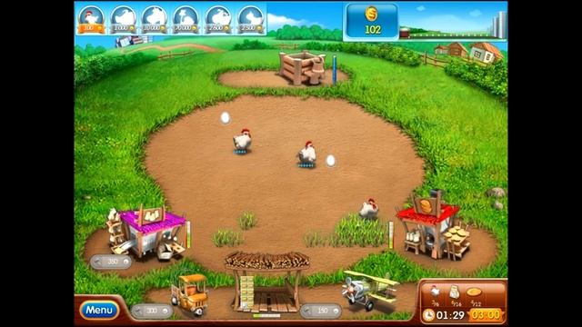 Farm frenzy 2 only GOLD (level 9) Cake street 1 Веселая ферма 2 Кексовая 1 (уровень 9) Золото смотреть онлайн